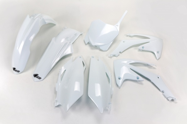 Plastic Kit white for Honda CRF 250 R (2011-13) - CRF 450 R (2011-12) - CRF 250 R USA (2011-13) - CRF 450 R USA (2011-12)